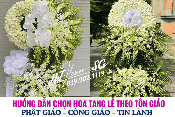 Hướng dẫn chọn hoa tang lễ theo tôn giáo 